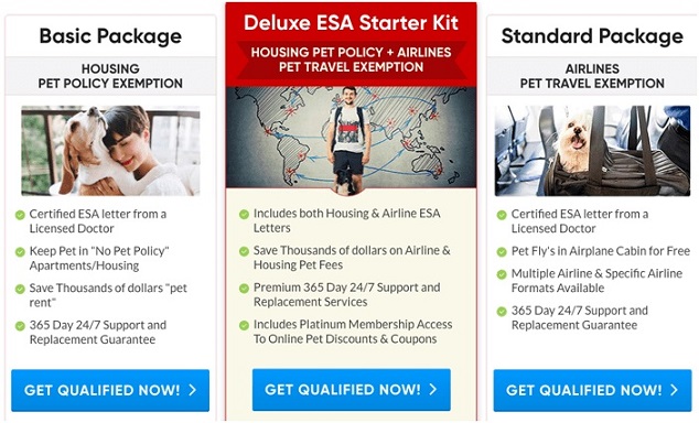 american service pets package